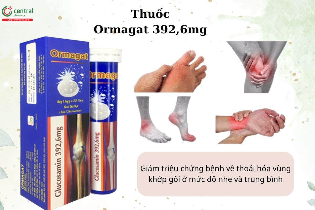 Chỉ định của thuốc Ormagat 392,6mg