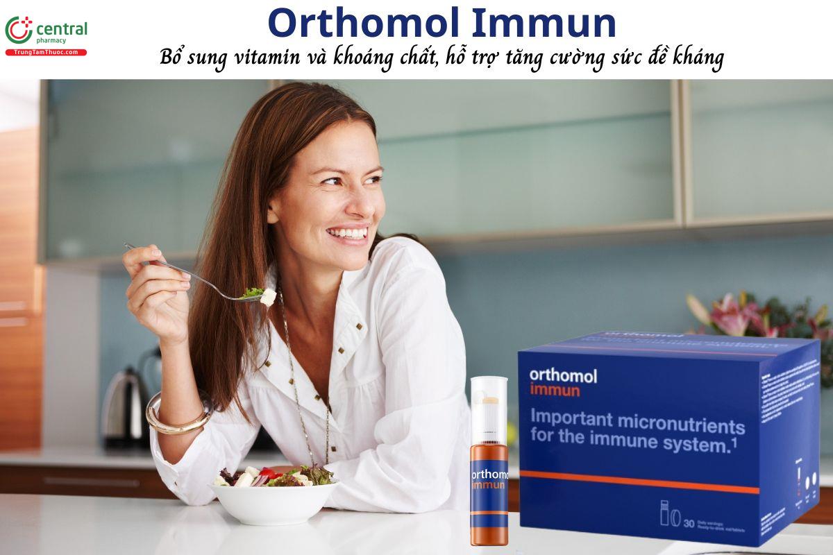 Orthomol Immun - Bổ sung vitamin và khoáng chất, tăng cường đề kháng
