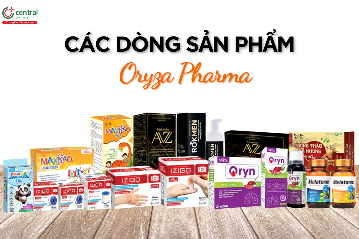 Các sản phẩm thuộc Oryza Pharma