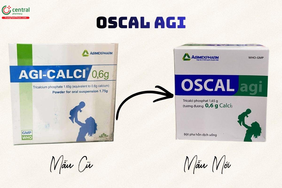 Agi-Calci thay đổi mẫu bao bì