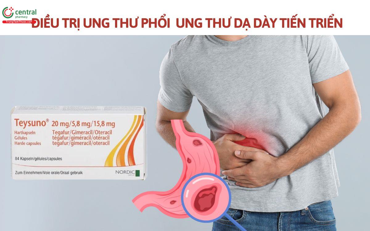 Chỉ định thuốc Teysuno