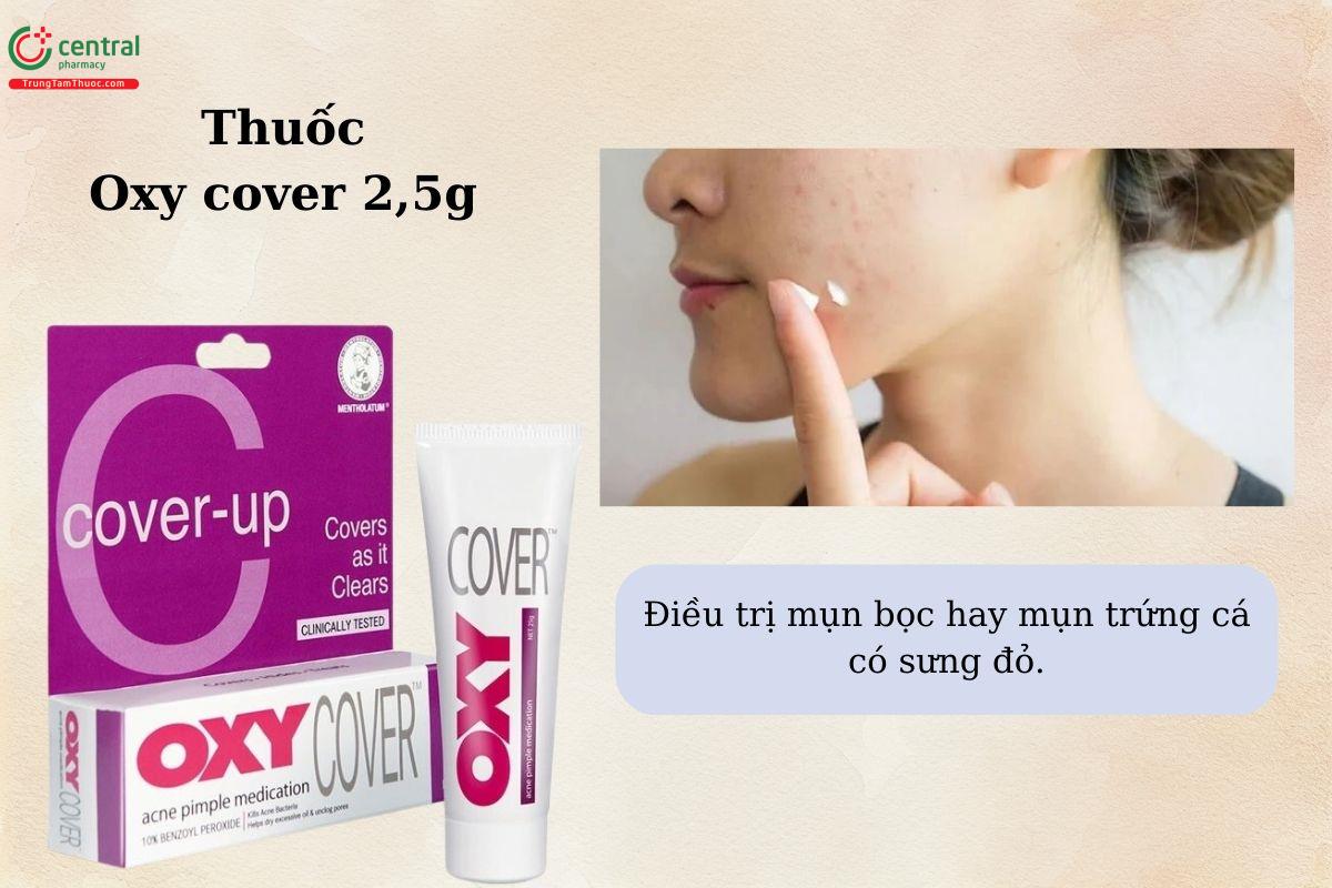 Chỉ định của thuốc Oxy cover 2,5g