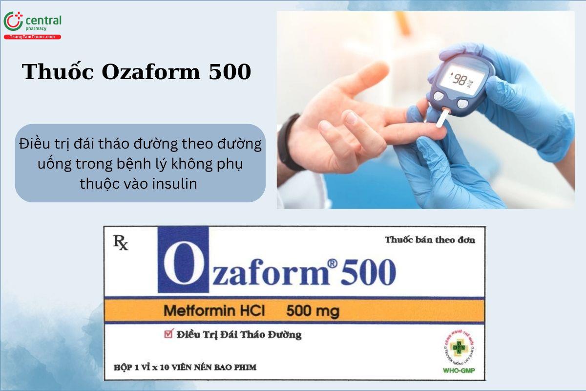 Chỉ định của thuốc Ozaform 500