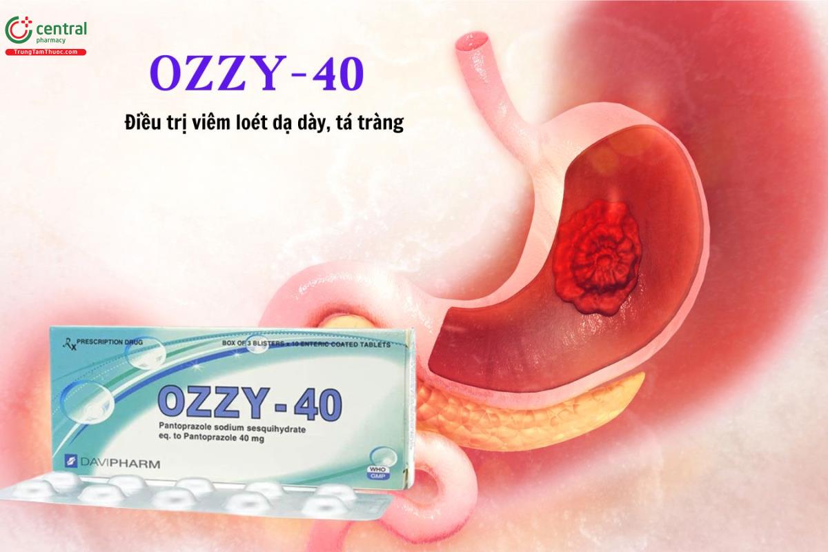Thuốc Ozzy-40 giảm tiết acid dịch vị