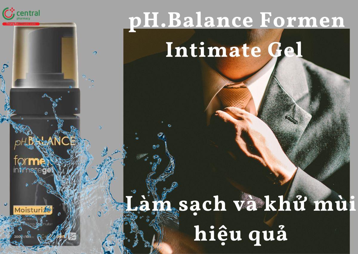 Công dụng của pH.Balance Formen Intimate Gel 135ml 