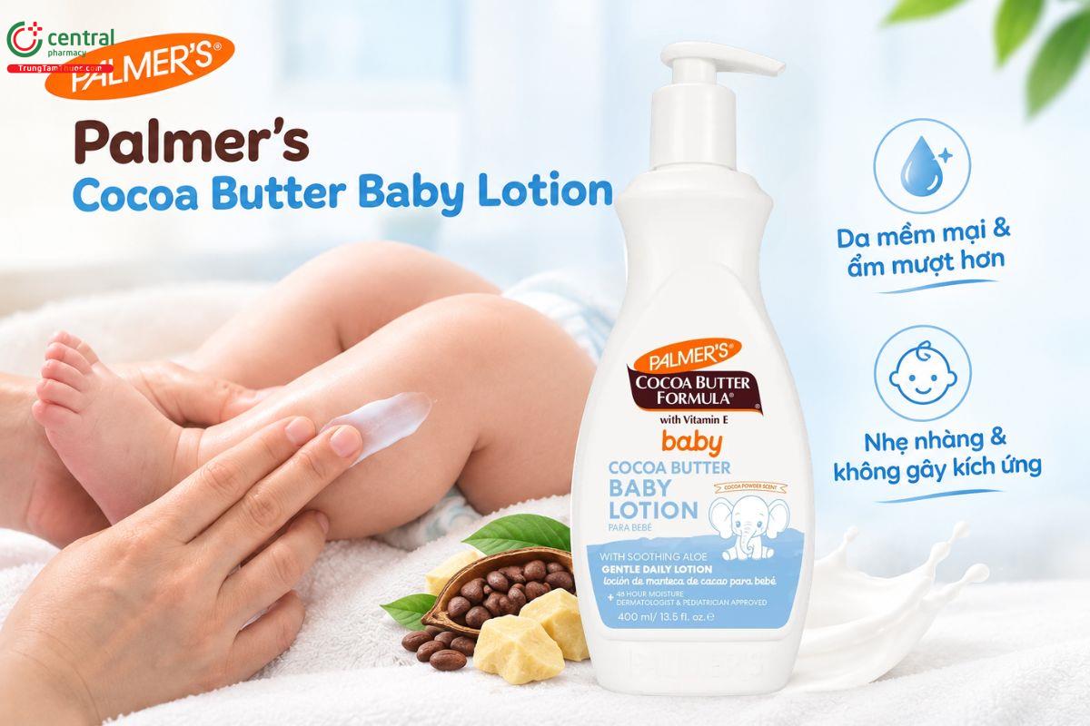 Sữa dưỡng thể Palmer's Cocoa Butter Baby Lotion - Dưỡng da mềm mại, ẩm mượt