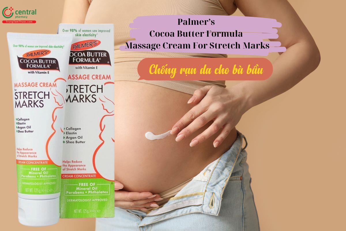 Kem chống rạn da Palmer’s Cocoa Butter Formula Massage Cream For Stretch Marks