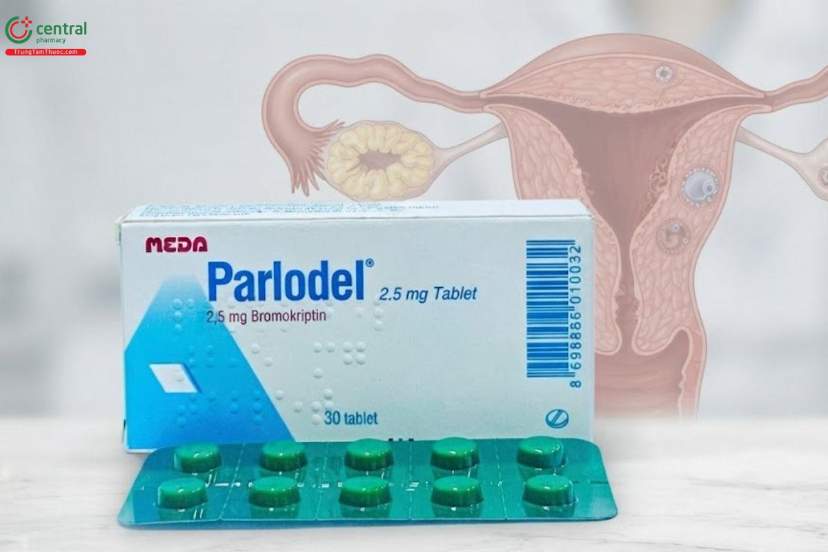 Parlodel chứa 2,5mg Bromocriptin