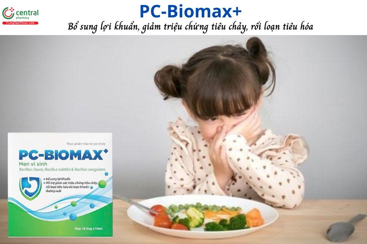 Men vi sinh PC-Biomax+ Bổ sung vi khuẩn có lợi, cải thiện rối loạn tiêu hóa