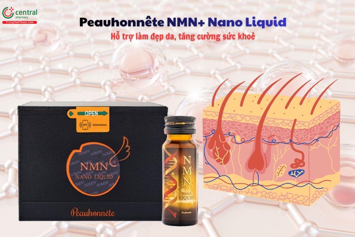 Peauhonnête NMN+ Nano Liquid hỗ trợ tăng cường sức khỏe, làm đẹp da