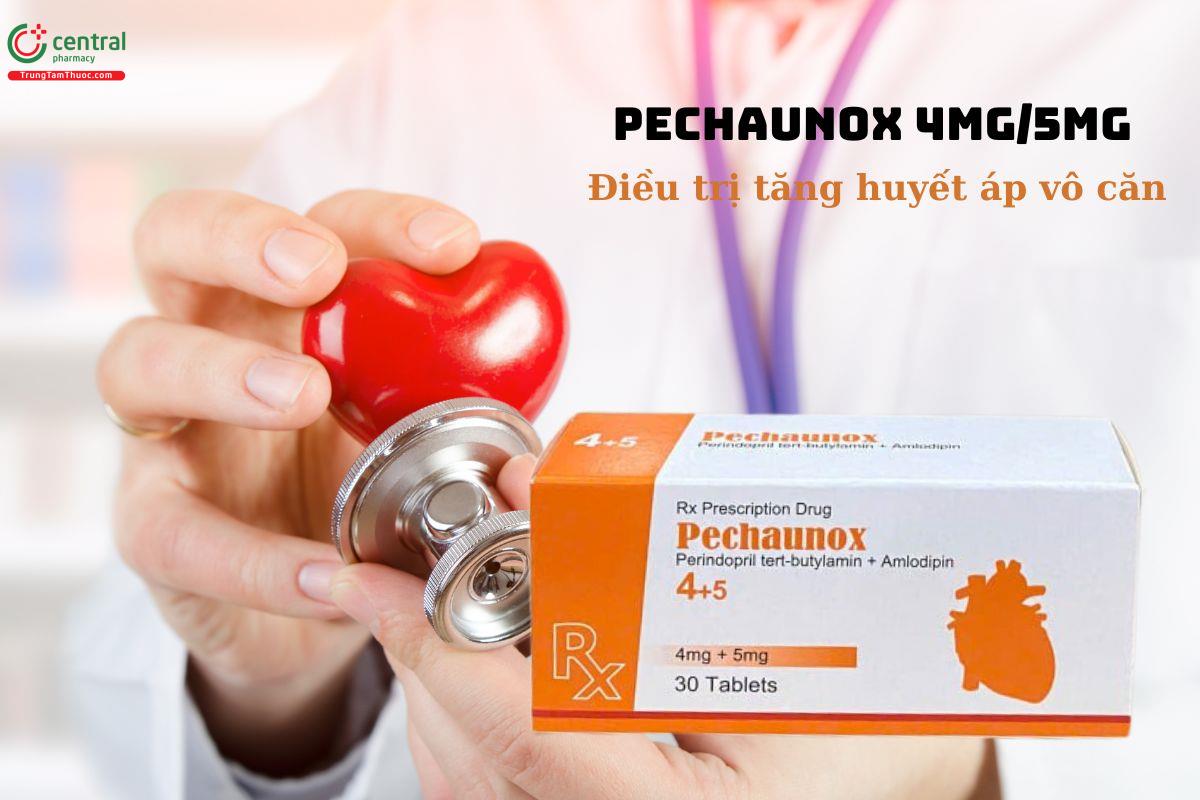 Thuốc Pechaunox 4mg/5mg Adamed - điều trị tăng huyết áp vô căn