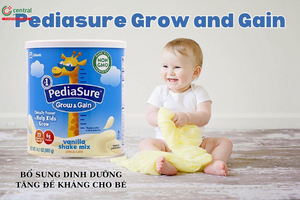 Sữa Pediasure Grow and Gain hương vani bổ sung dinh dưỡng cho bé