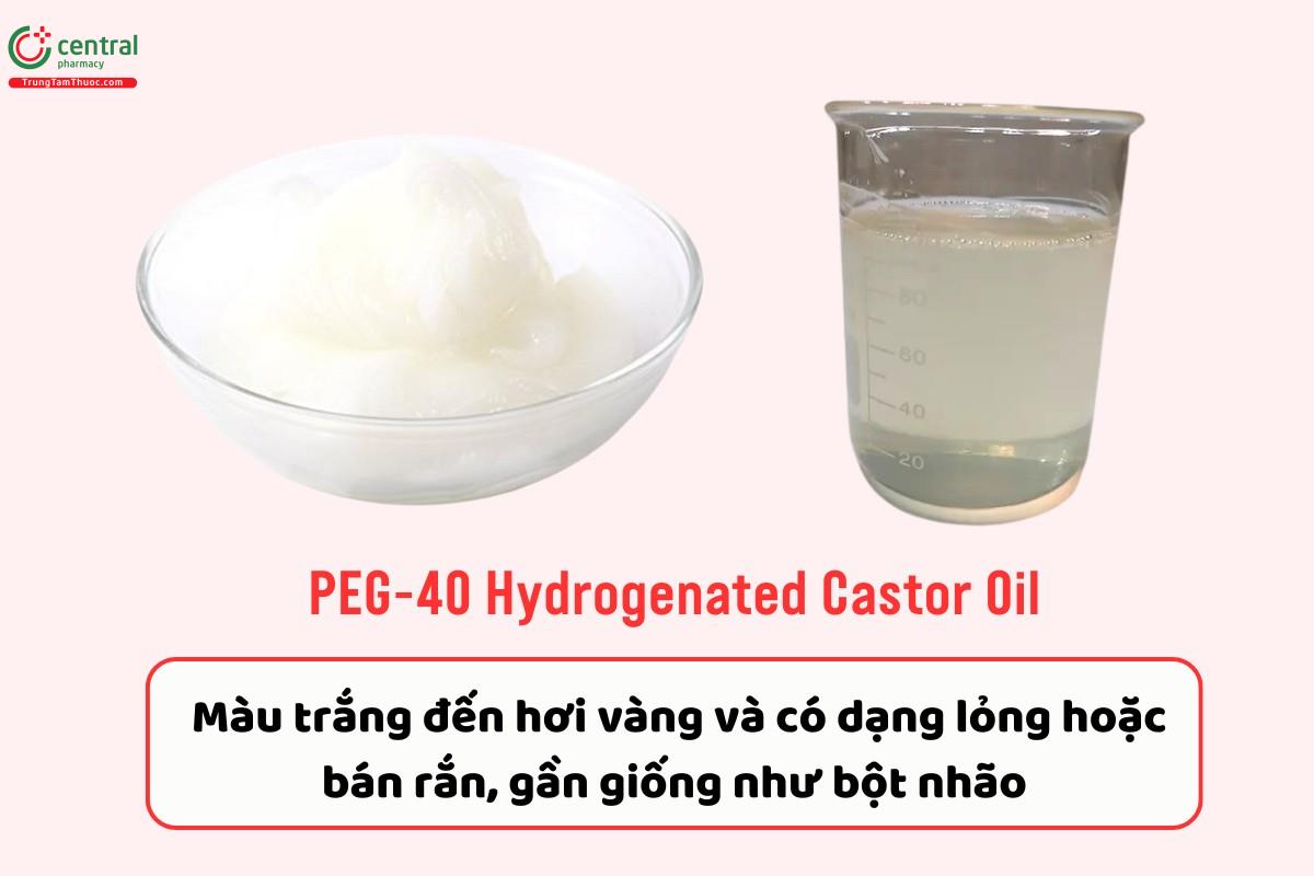 PEG-40 Hydrogenated Castor Oil là gì?