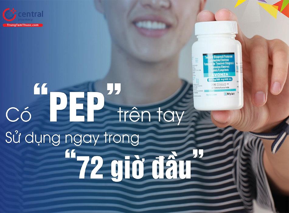 Sử dụng PEP điều trị dự phòng sau phơi nhiễm HIV