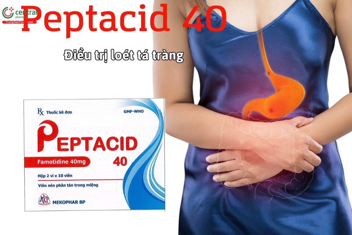 Thuốc Peptacid 40 điều trị duy trì và dự phòng tái phát loét tá tràng
