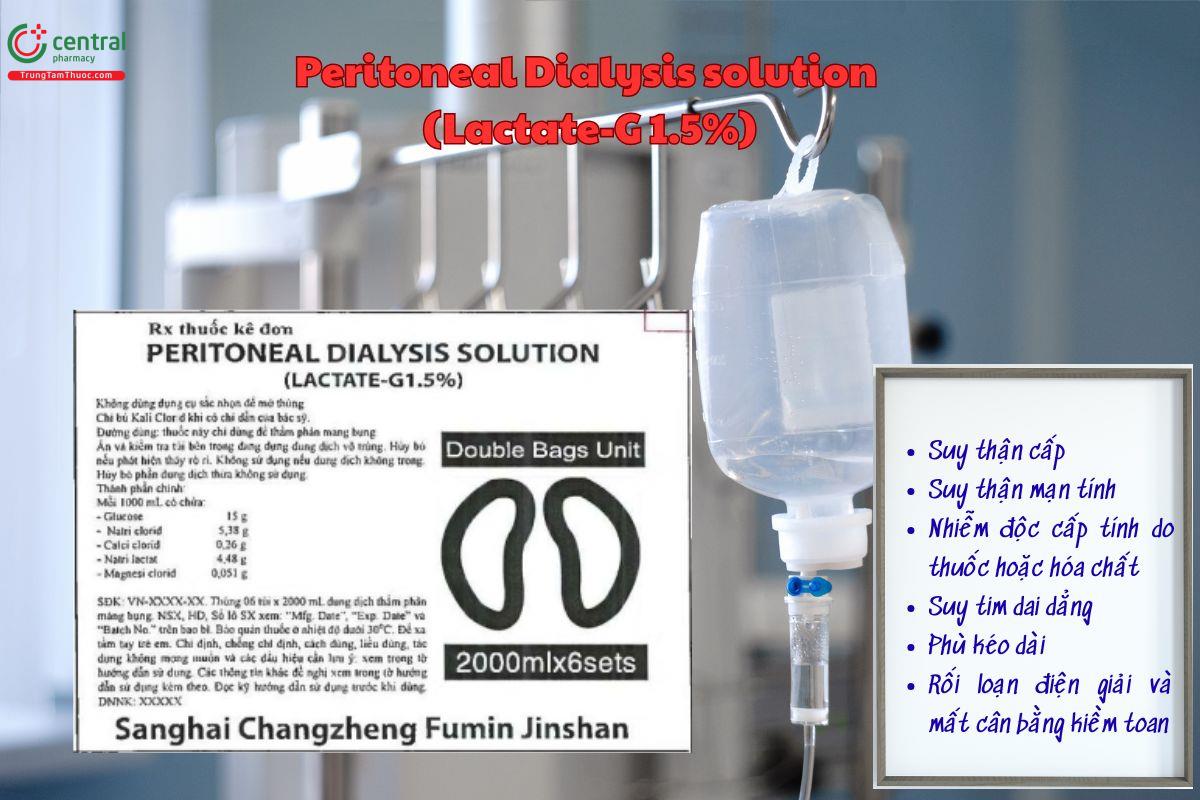 Dung dịch thẩm phân màng bụng Peritoneal Dialysis solution (Lactate-G 1.5%)