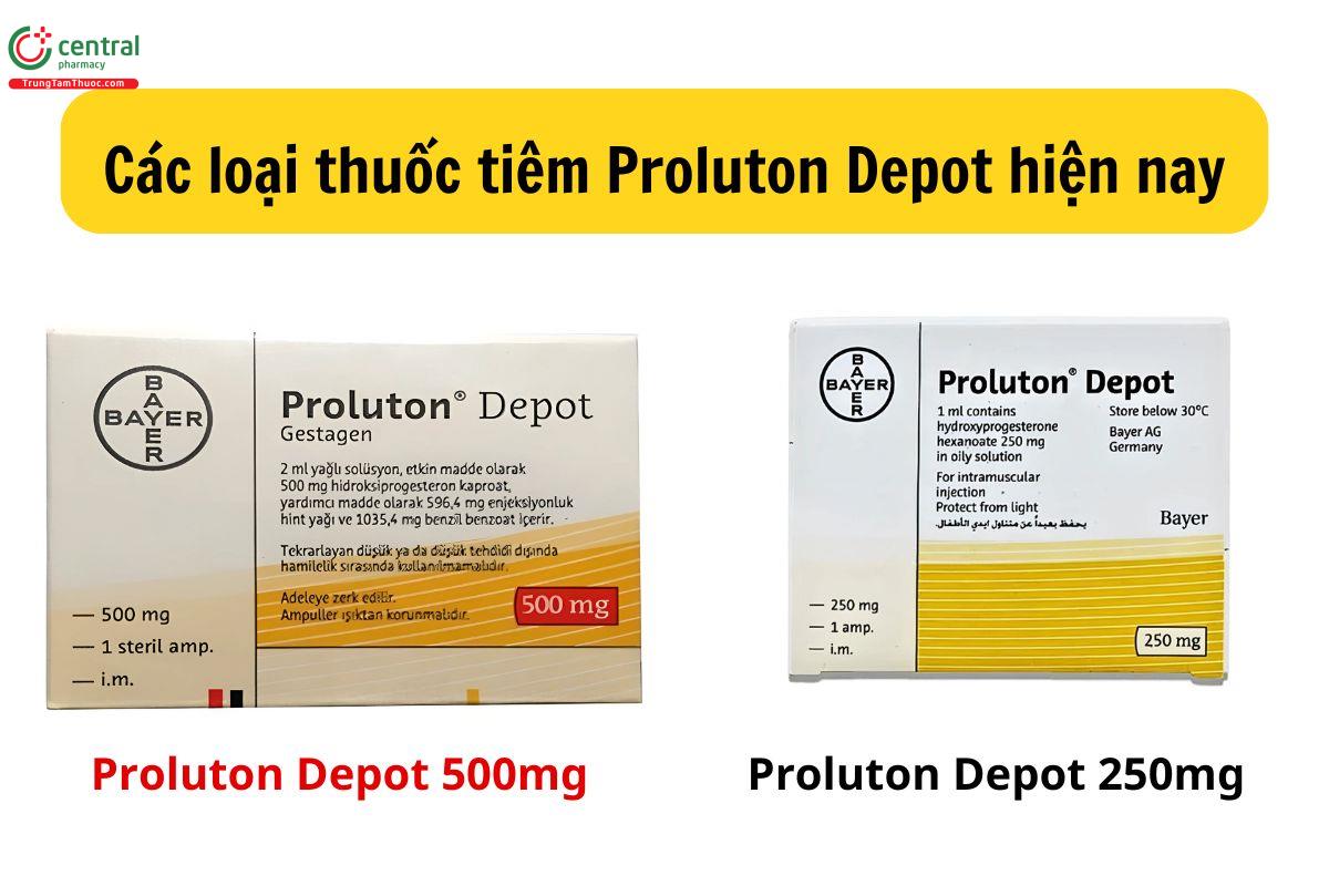 Phân biệt 2 loại thuốc tiêm Proluton Depot Bayer