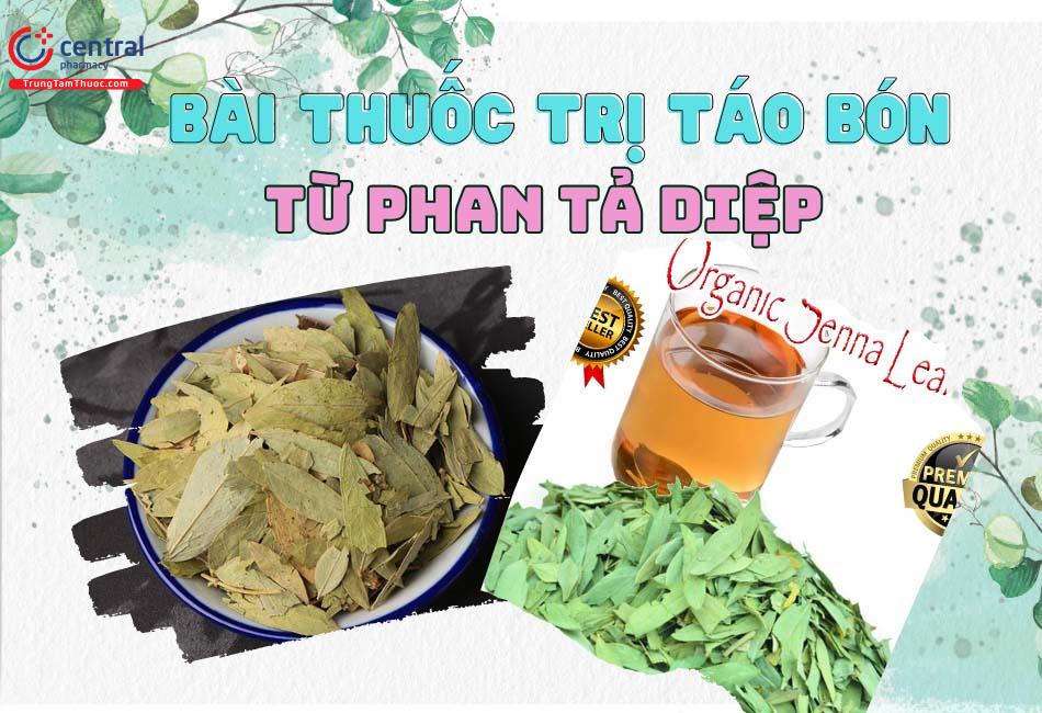 Trà Phan tả diệp trị táo bón