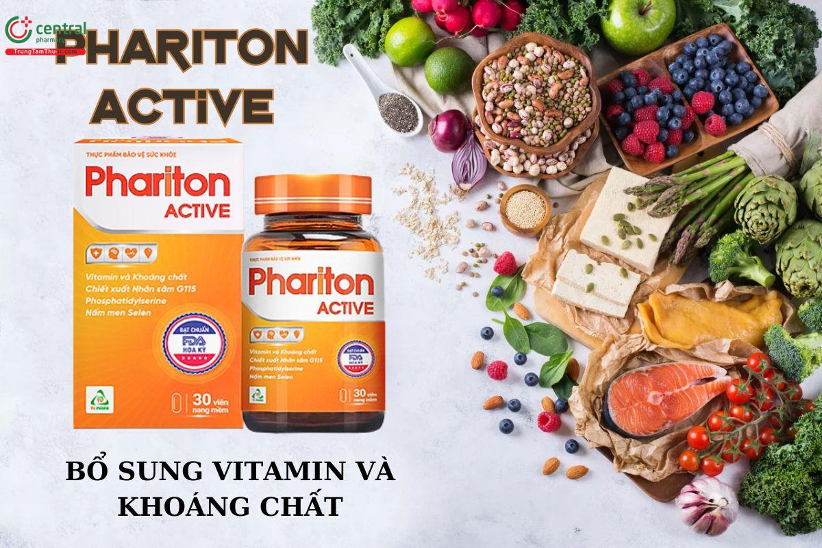 Phariton Active hỗ trợ bổ sung vitamin và khoáng chất