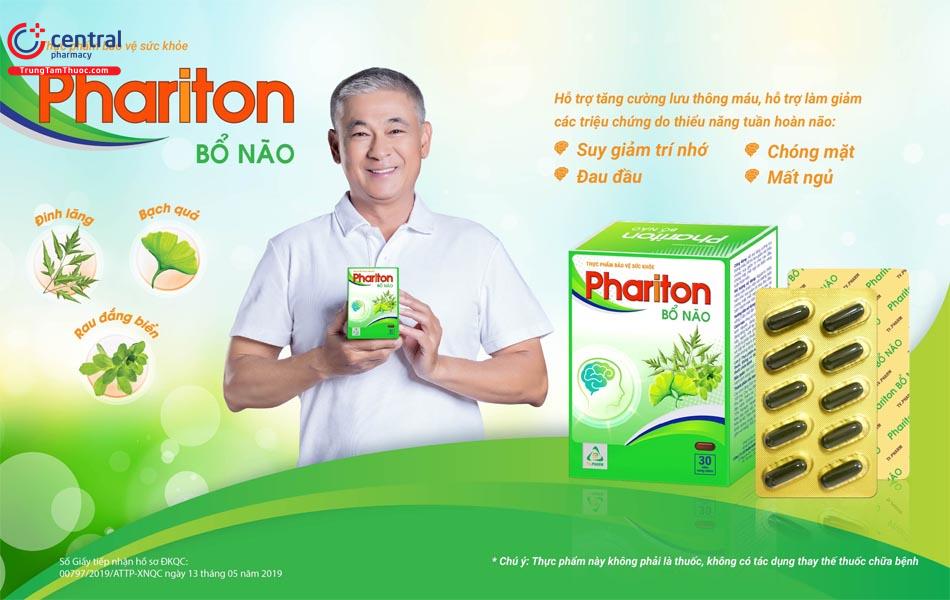 Phariton Bổ Não - hỗ trợ làm giảm thoái hóa thần kinh, suy giảm trí nhớ