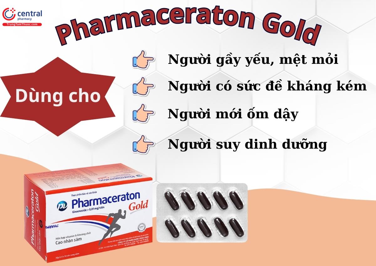 Thuốc Pharmaceraton Gold - Bổ sung vitamin, khoáng chất giúp tăng cường sức khỏe 