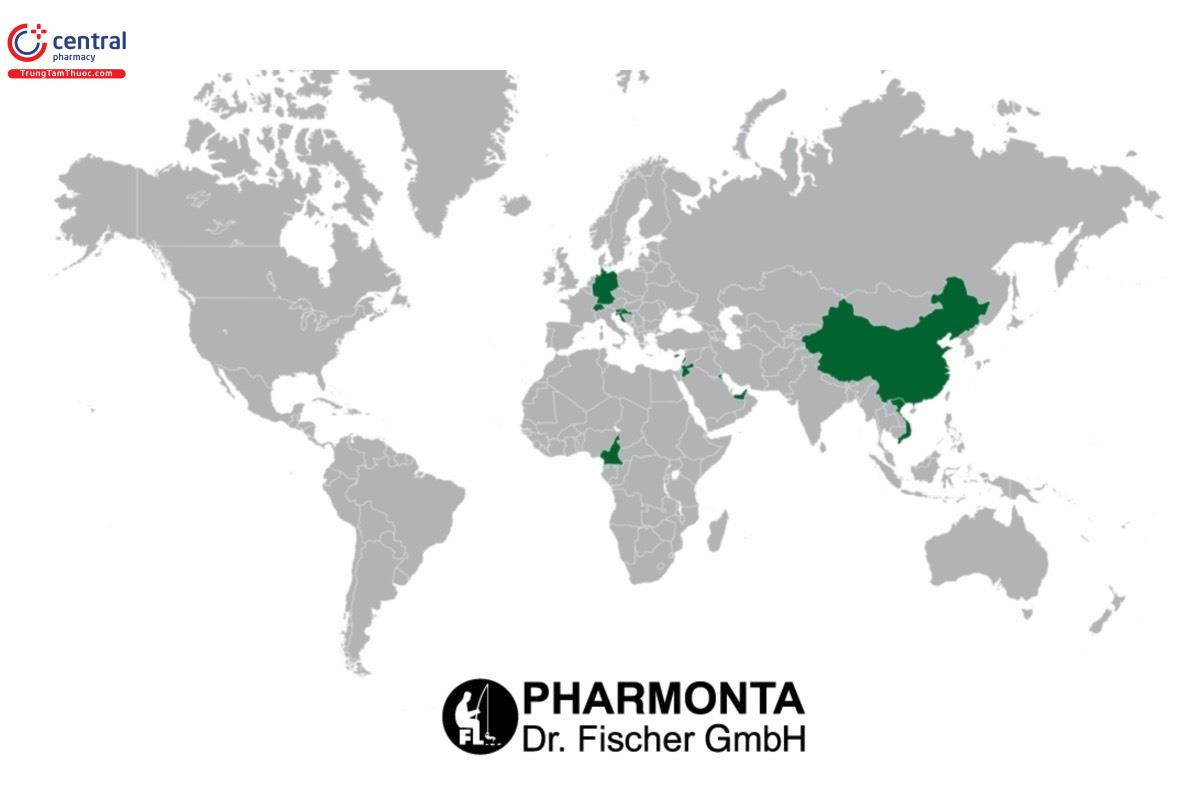 Thị trường quốc tế của Pharmonta 