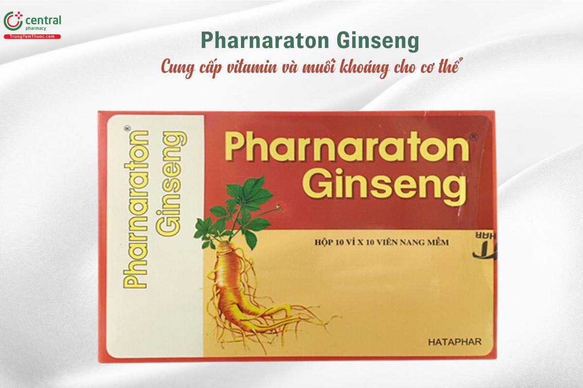 Thuốc Pharnaraton Ginseng cung cấp vitamin và muối khoáng cho cơ thể