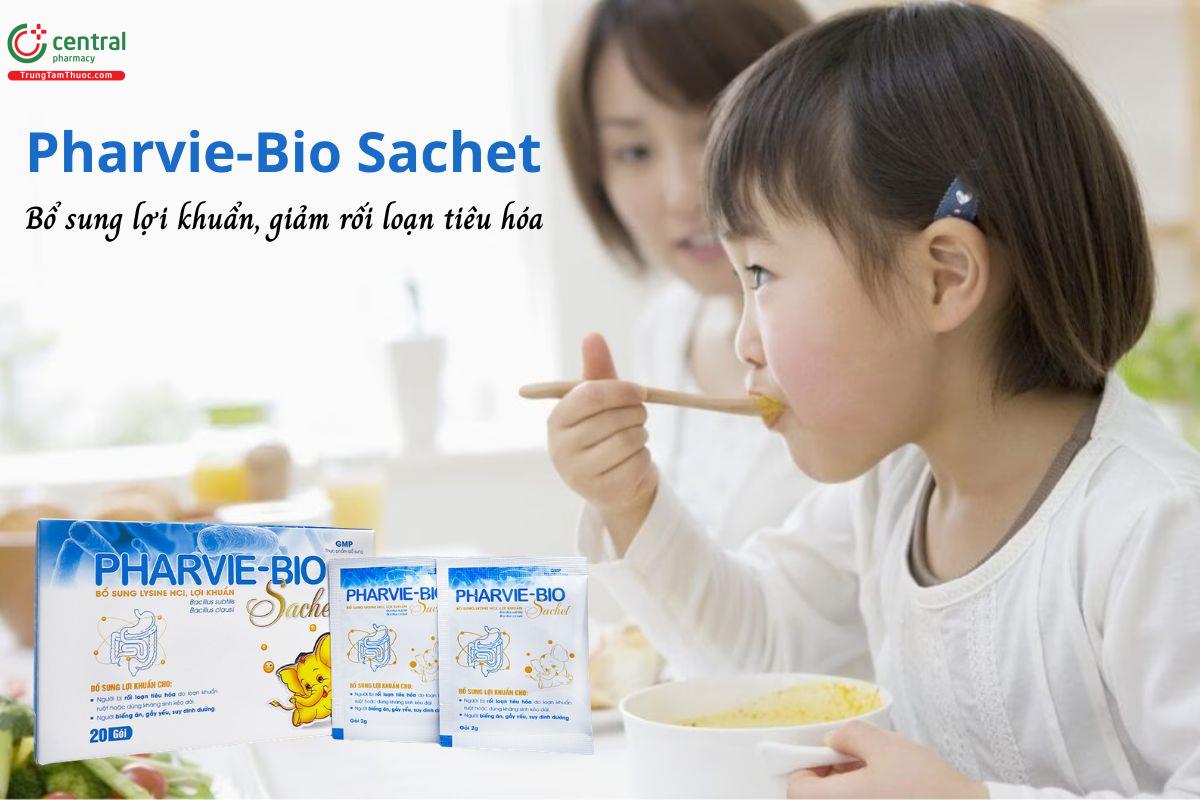 Pharvie - Bio Sachet - Bổ sung lợi khuẩn, giảm rối loạn tiêu hóa