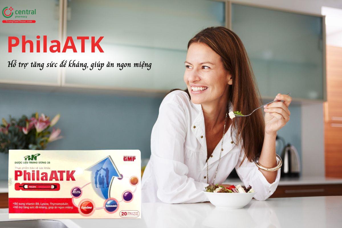 PhilaATK - Bổ sung dinh dưỡng, giúp ăn ngon, tăng sức dề kháng