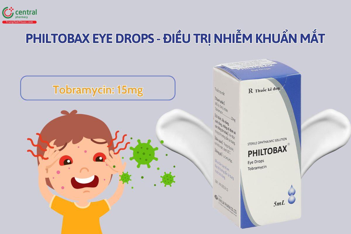 Chỉ định của Philtobax Eye Drops 