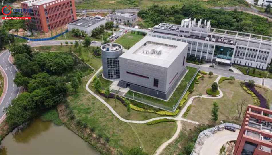 phòng thí nghiệm P4 (C) trong khuôn viên của Viện Viro học Vũ Hán ở Vũ Hán thuộc tỉnh Hồ Bắc, miền trung Trung Quố