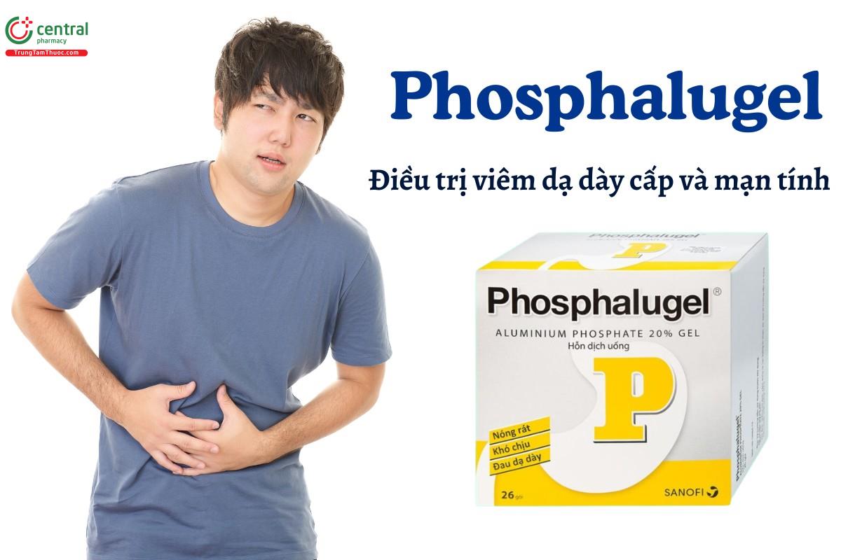 Thuốc Phosphalugel điều trị viêm dạ dày cấp và mãn tính
