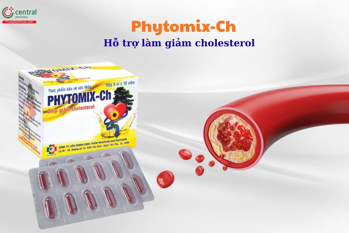 Phytomix-Ch - Giảm cholesterol máu, giảm mỡ trong các mô