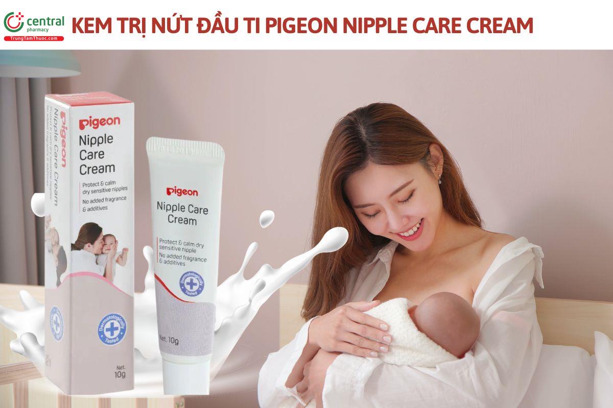 Công dụng Kem bôi nứt đầu ti Pigeon Nipple Care Cream