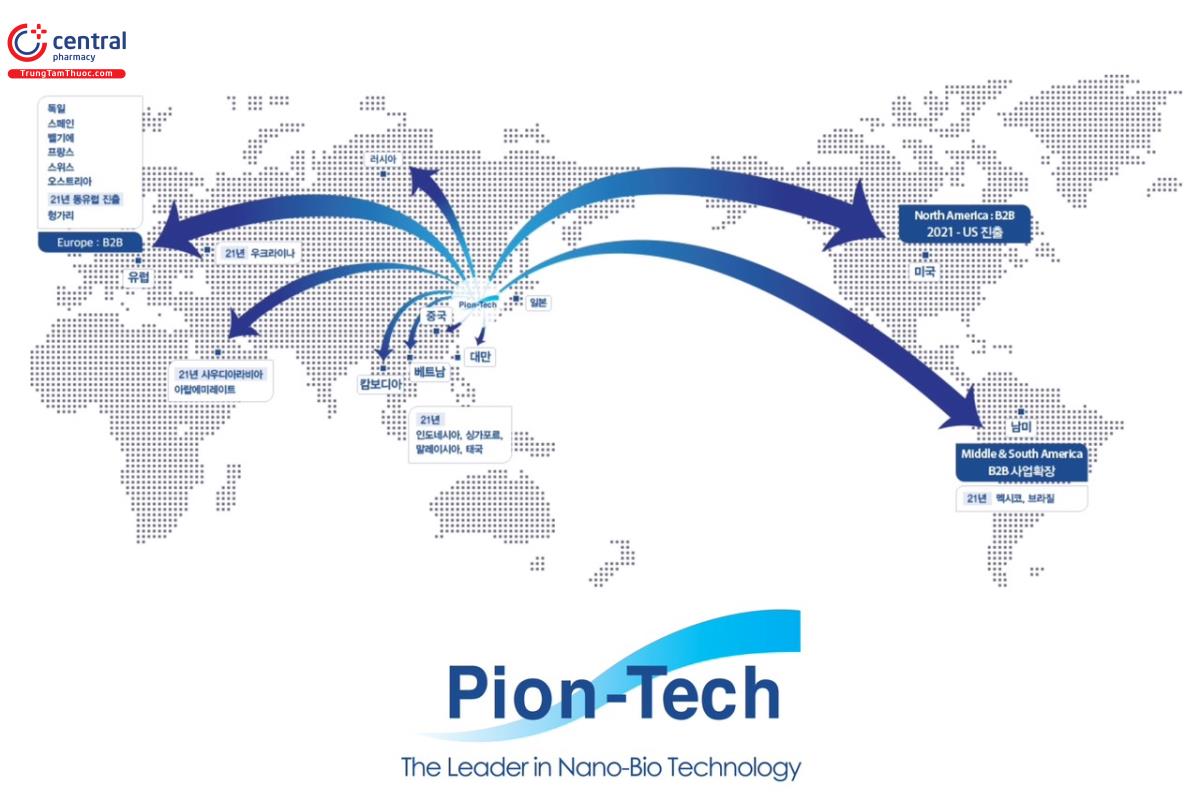 Thị trường kinh doanh của Pion-Tech 