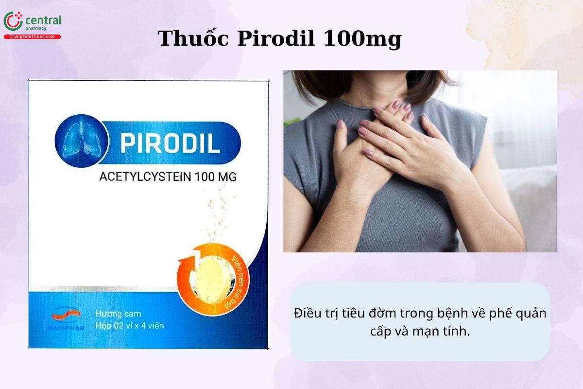 Chỉ định của thuốc Pirodil 100mg