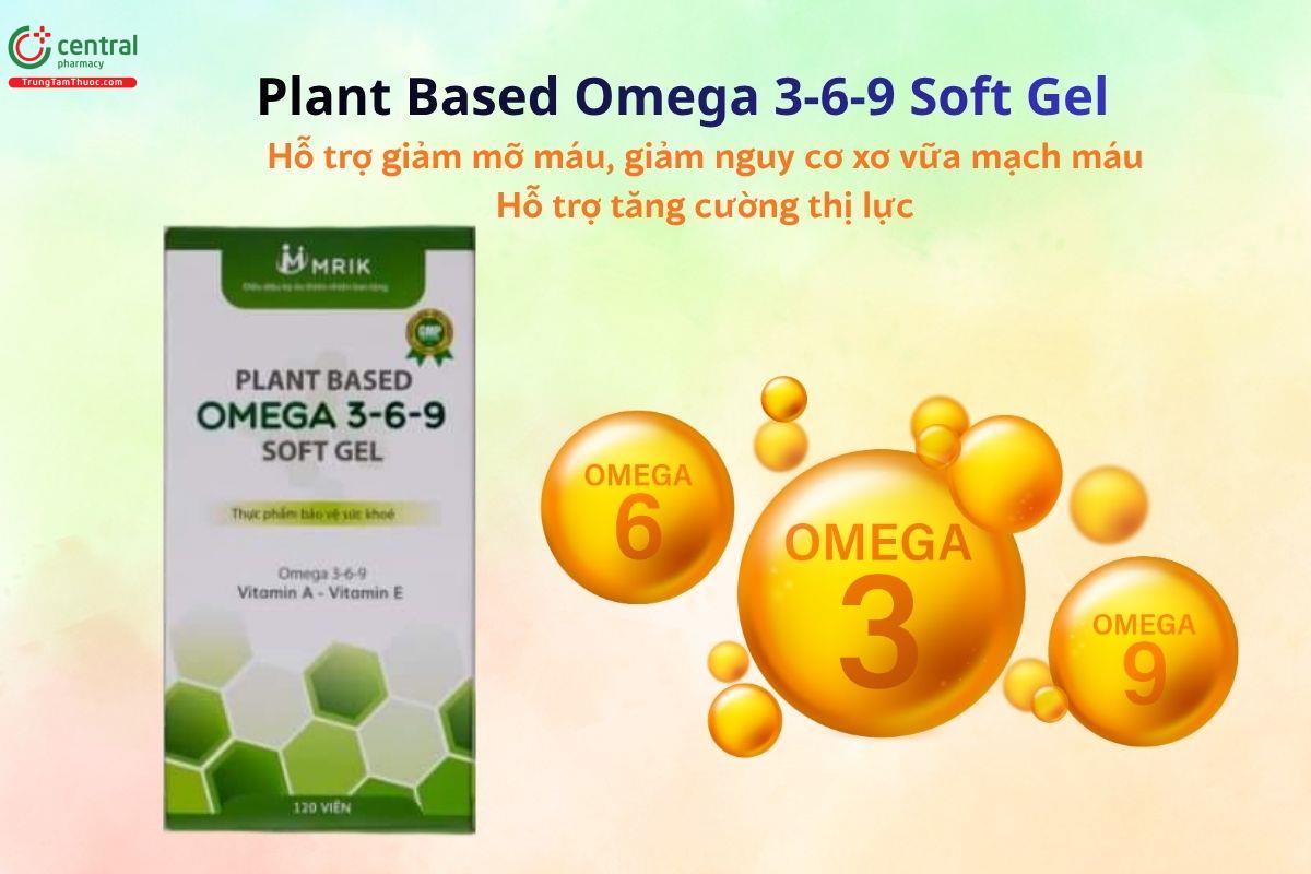 Plant Based Omega 3-6-9 Soft Gel - Tăng cường thị lực, bảo vệ tim mạch