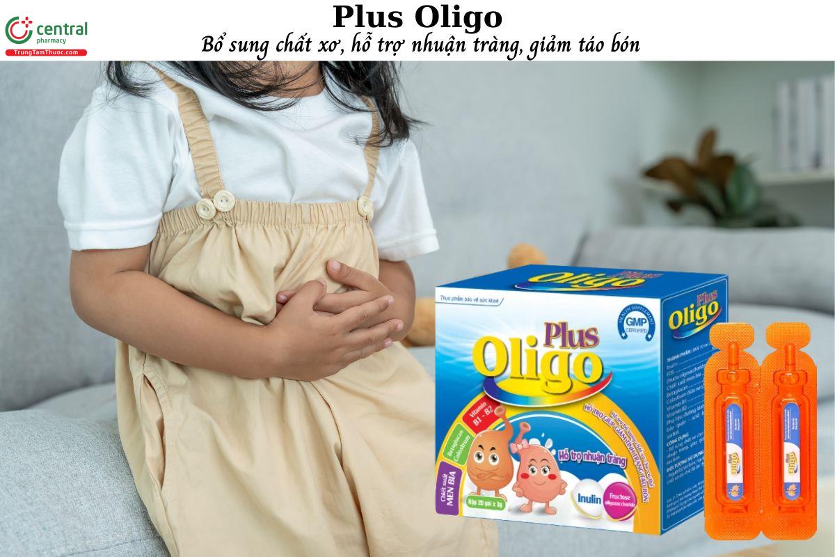 Plus Oligo - Bổ sung chất xơ, hỗ trợ nhuận tràng, giảm táo bón