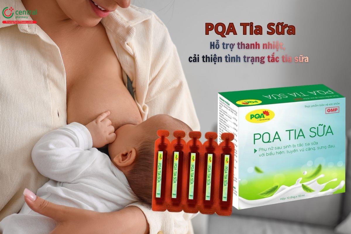 PQA Tia Sữa - Hỗ trợ thanh nhiệt, cải thiện tắc tia sữa