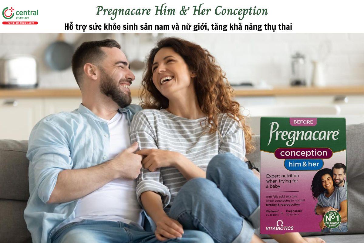 Pregnacare Him & Her Conception - bổ sung dưỡng chất thiết yếu