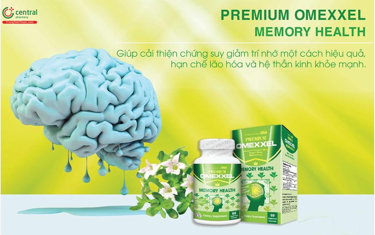 Premium Omexxel Memory Health giúp tăng cường sức khỏe não bộ