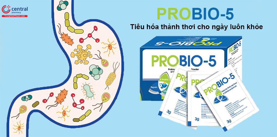 Sản phẩm Probio-5 bảo vệ đường ruột của gia đình bạn