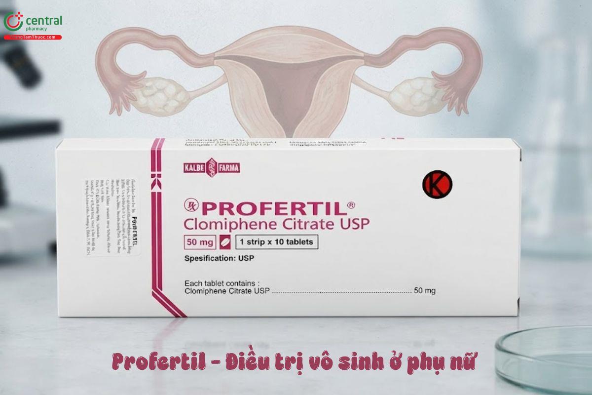 Profertil chứa 50mg Clomiphen Citrat