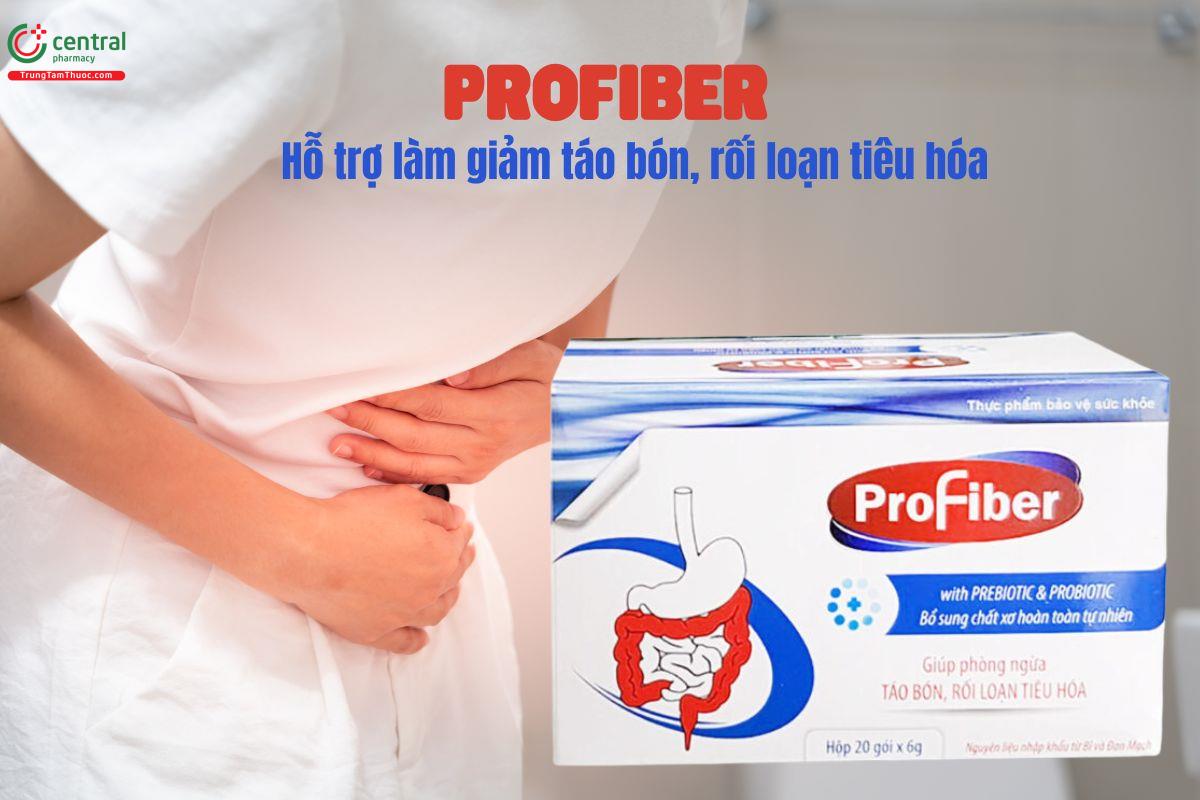ProFiber hỗ trợ phòng ngừa táo bón, rối loạn tiêu hóa