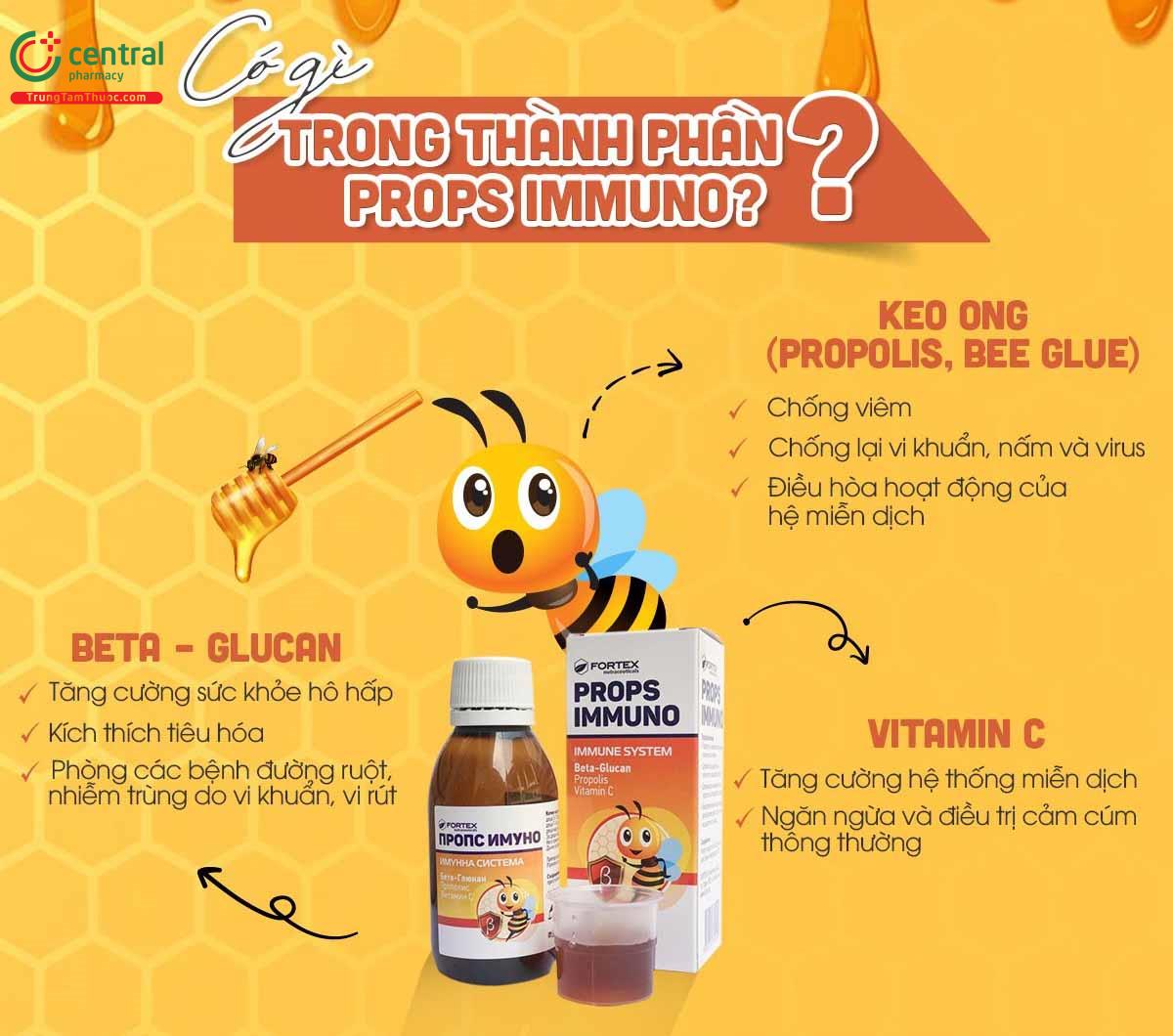 PropsImmuno giúp hỗ trợ tăng cường miễn dịch