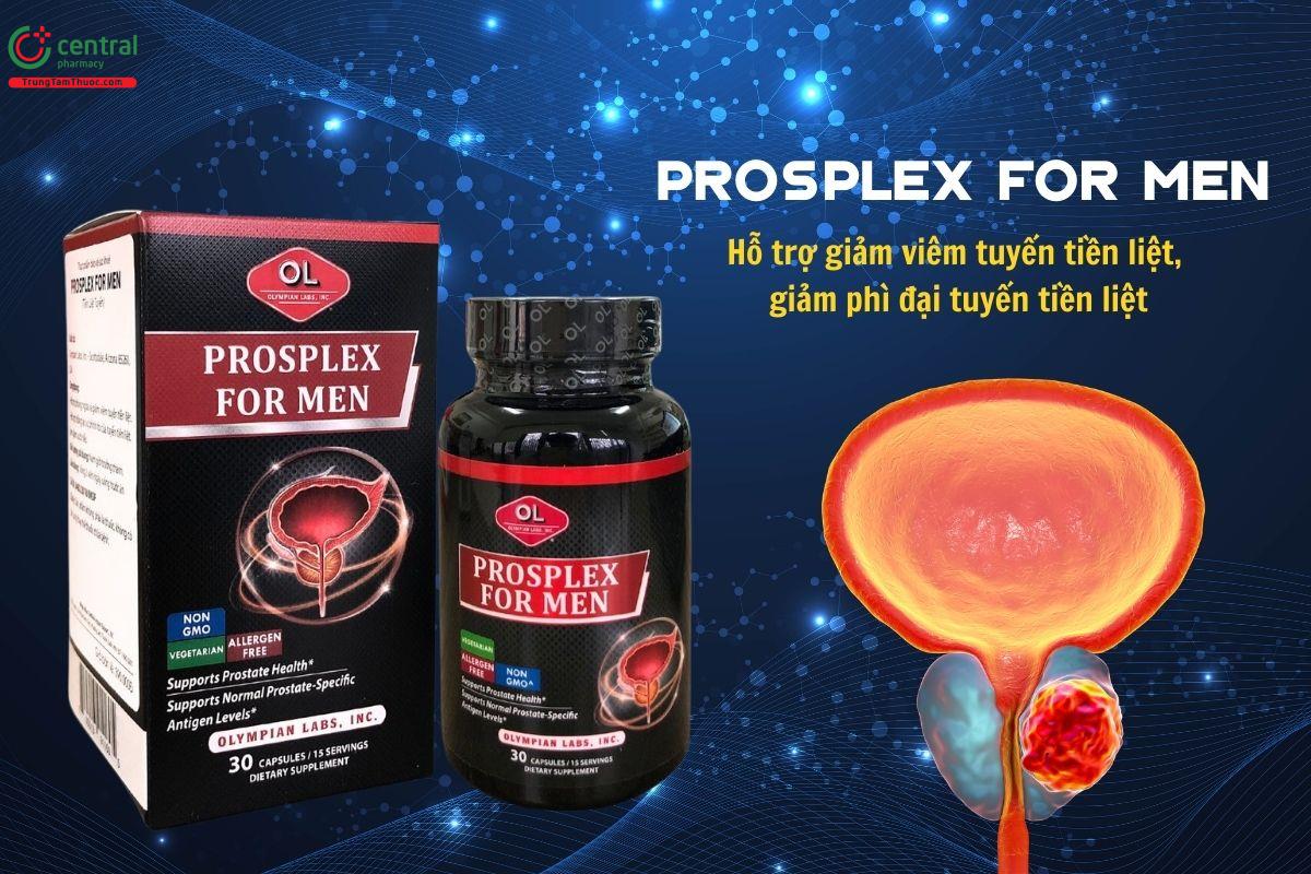 Prosplex For Men (30 viên) - Giảm viêm, phì đại tiền liệt tuyến