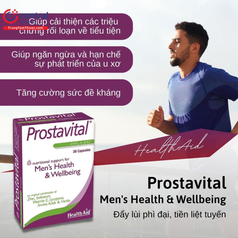 Hình 2: Công dụng của Prostavital