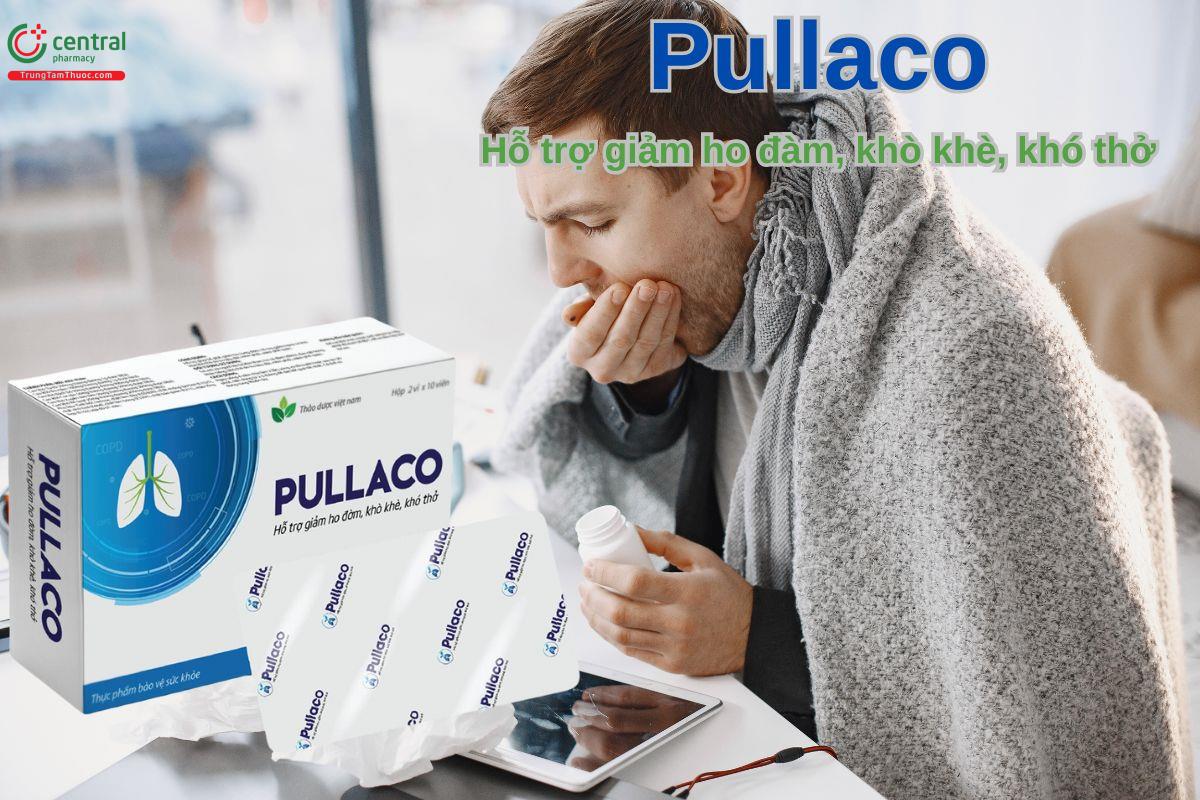 Viên uống Pullaco giúp giảm tình trạng ho khò khè, ho đàm