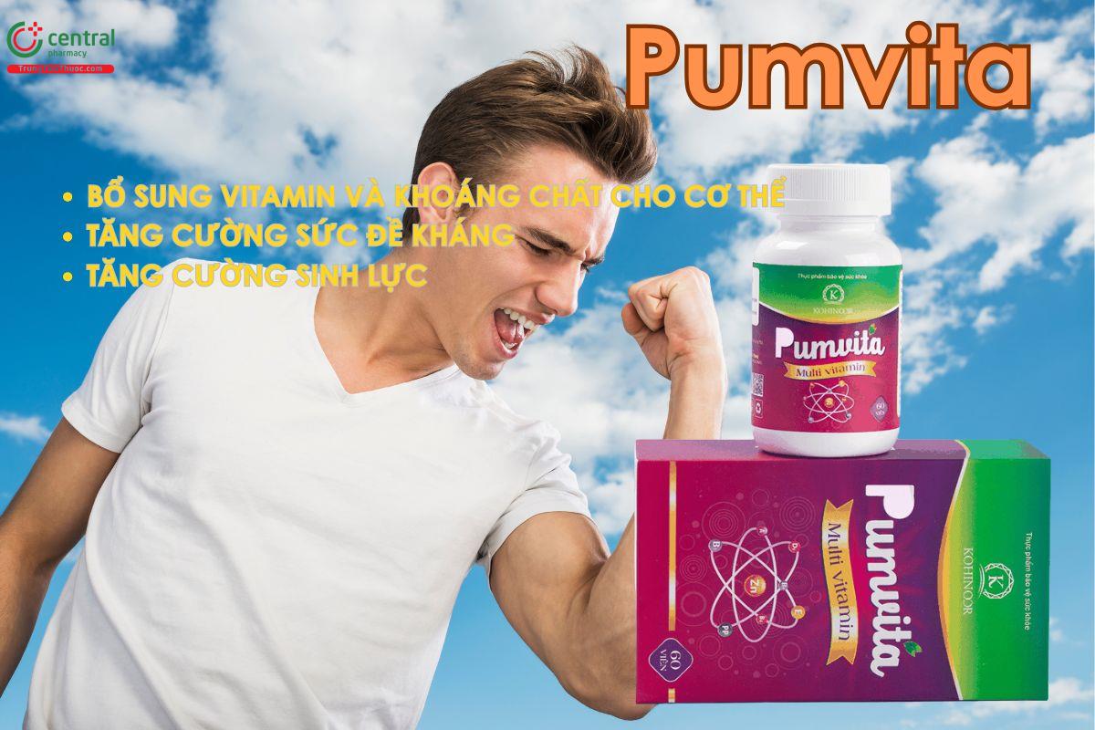 Viên uống Pumvita bổ sung vitamin và khoáng chất cho cơ thể