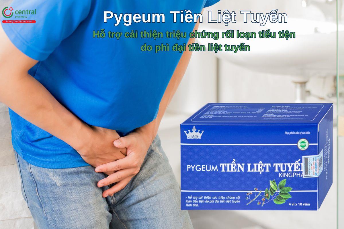 Viên uống Pygeum Tiền Liệt Tuyến giảm các triệu chứng do phì đại tiền liệt tuyến